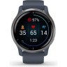 Часы GARMIN VENU 2 SILVER STAINLESS STEEL BEZEL WITH GRANITE BLUE CASE AND SILICONE BAND 10852